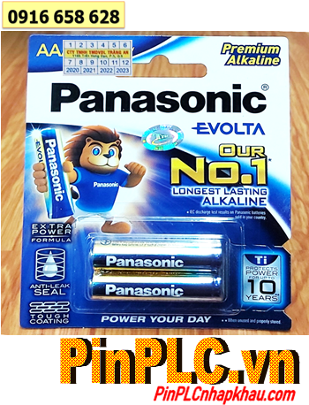 Panasonic LR6EG/2B, Pin AA 1.5v Panasonic Evolta LR6EG/2B (Vỉ 2viên)